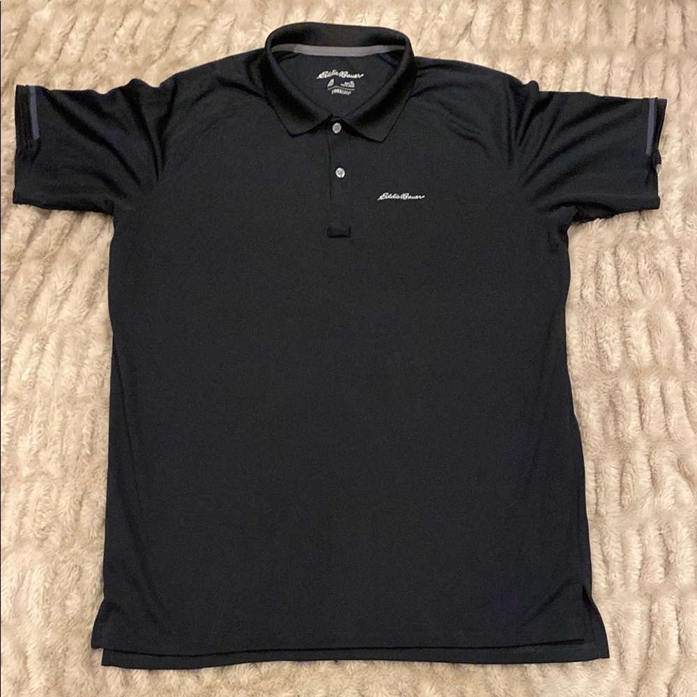 Eddie Bauer Men's Black Polo Shirt